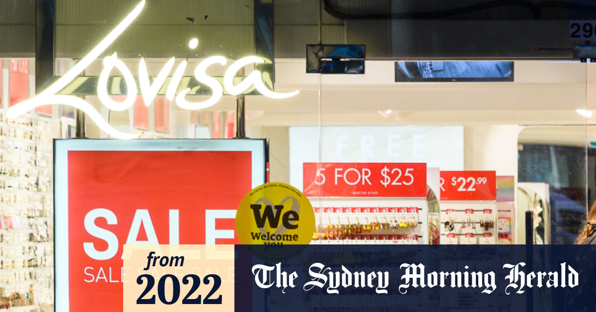 Lovisa LOV Michael Hill MHJ report bumper sales as Aussies